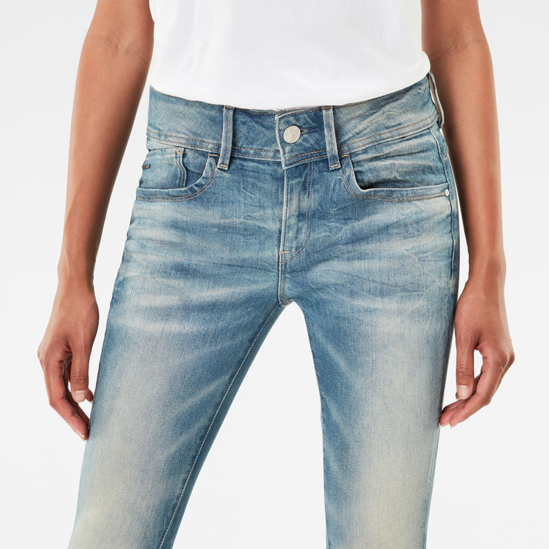 G-Star RAW® Lynn Mid Waist Skinny Jeans Light blue