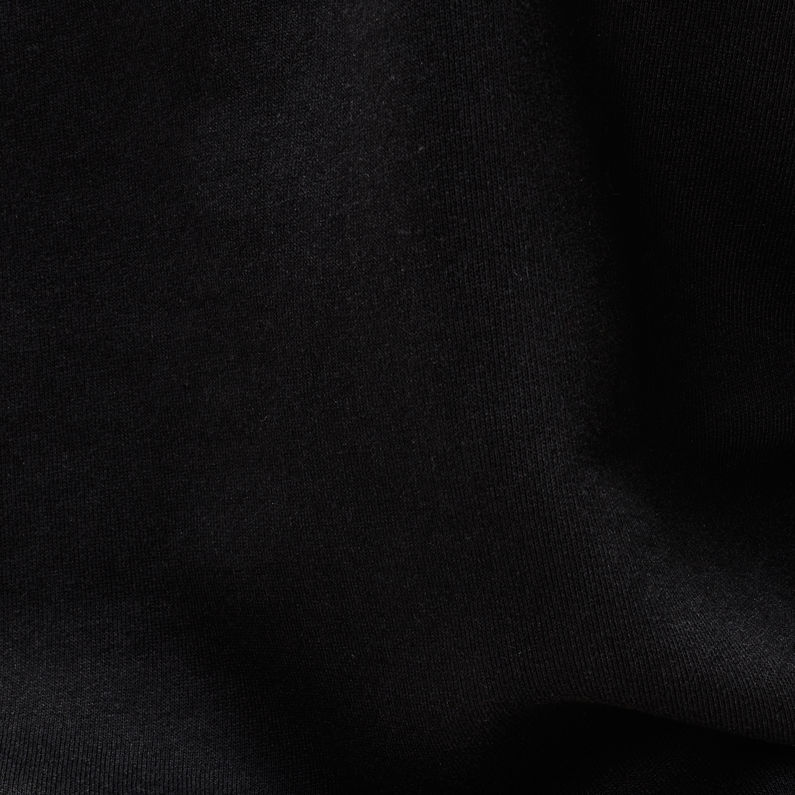 G-Star RAW® Xula Art Straight Sweater Negro fabric shot