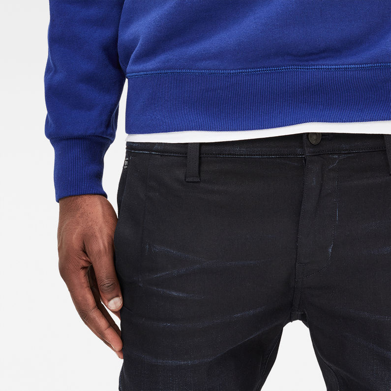 G-Star RAW® Pantalon Bronson Super Slim Chino Bleu foncé detail shot