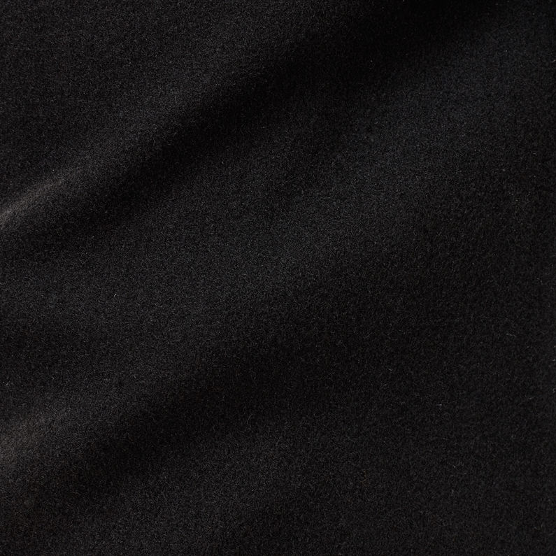 G-Star RAW® Minor Classic Wool Trench Noir fabric shot