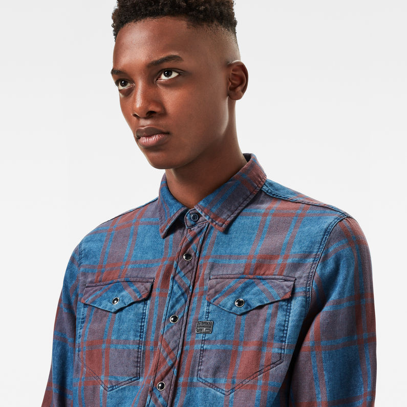 G-Star RAW® Tacoma Deconstructed Slim Shirt Dark blue