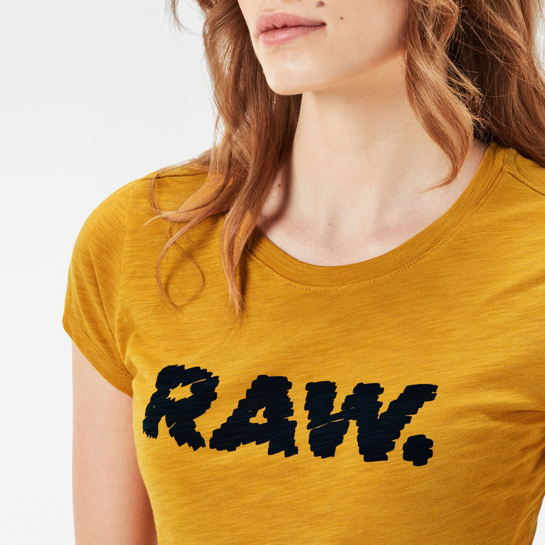G-Star RAW® Saal Slim T-Shirt Gelb