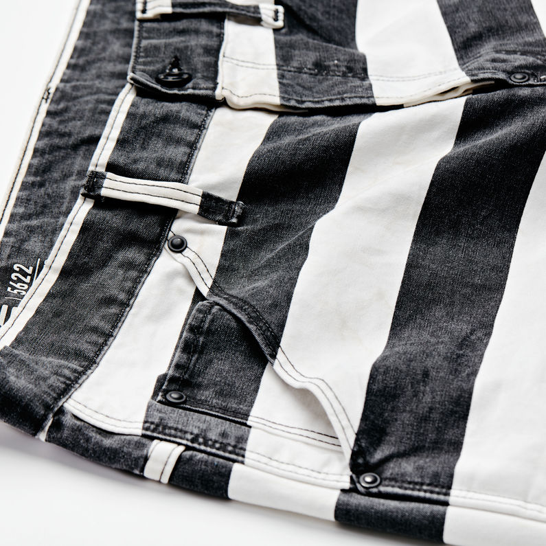 black and white striped jeans mens