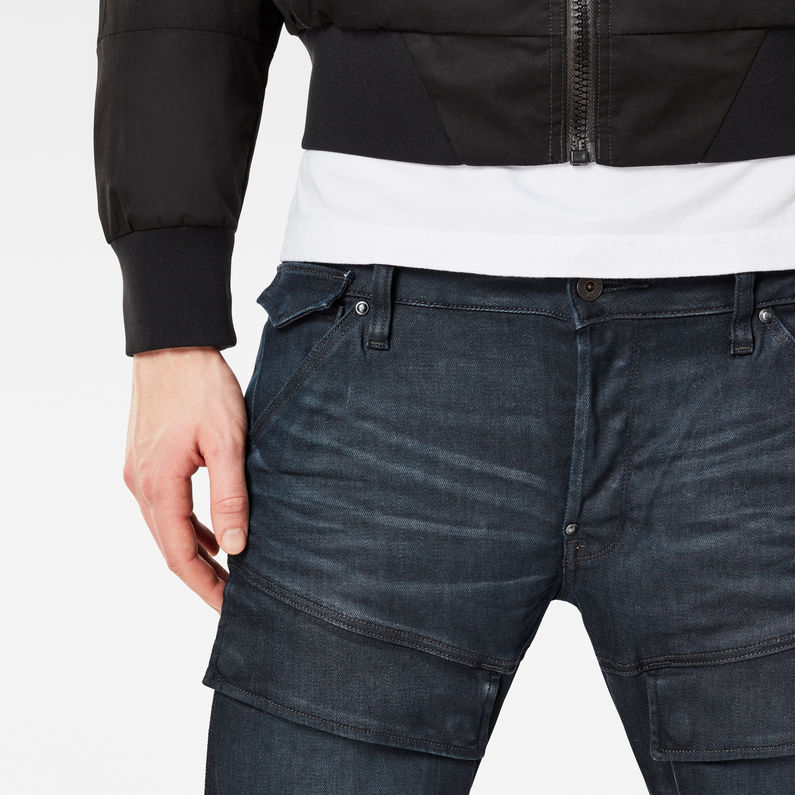 G-STAR® Air Defence 5620 3D Slim Cargo Pants Dark blue detail shot