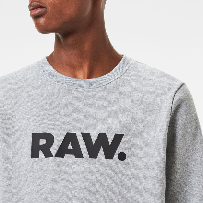 G-Star RAW® Mattow Sweater Grau detail shot