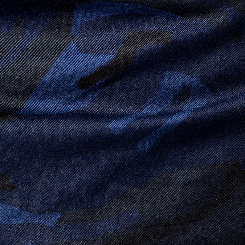 G-Star RAW® Rovic Zip PM 3D Tapered Cargo Pants Dark blue fabric shot