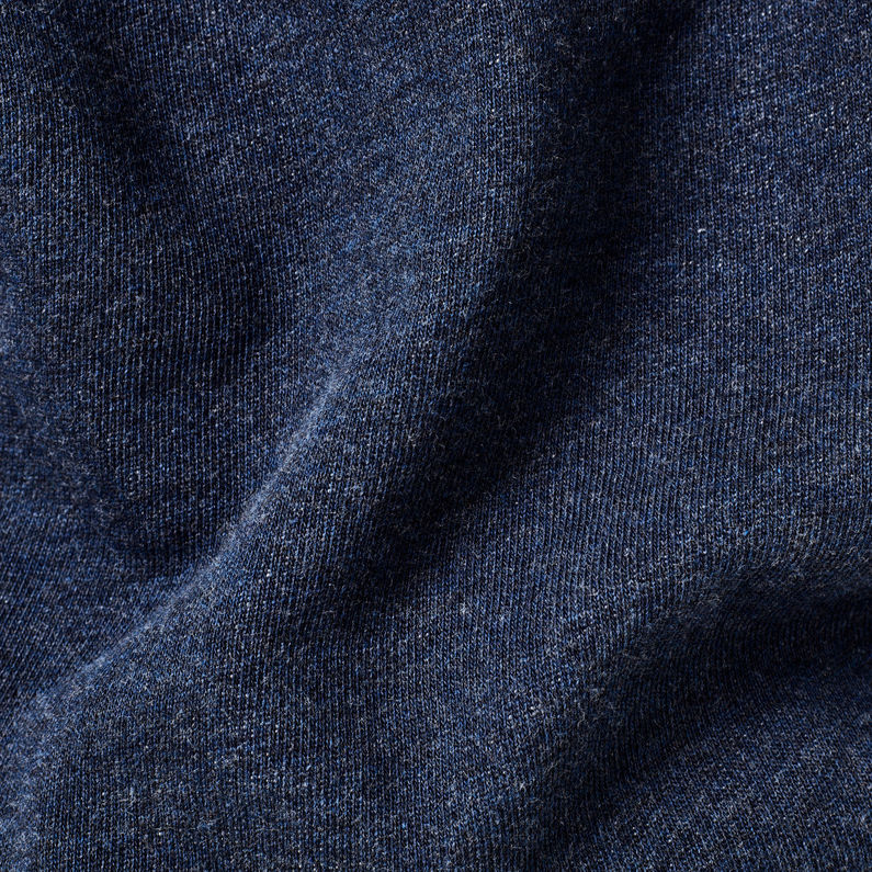 G-Star RAW® Mattow Sweater Bleu foncé fabric shot