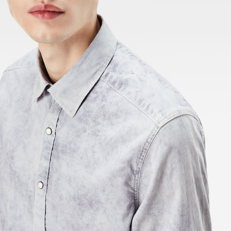 G-STAR® Landoh Clean Slim Shirt Grau