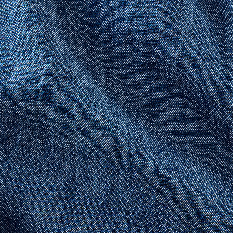 G-STAR® Tacoma Loose Shirt Dress Dark blue fabric shot