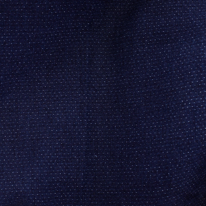 G-Star RAW® Bronson Mid Waist 3D Button Loose Chino Bleu foncé fabric shot