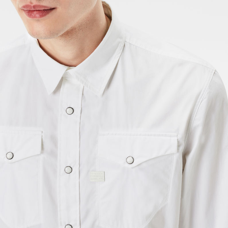 G-Star RAW® Tacoma Deconstructed Slim Shirt White