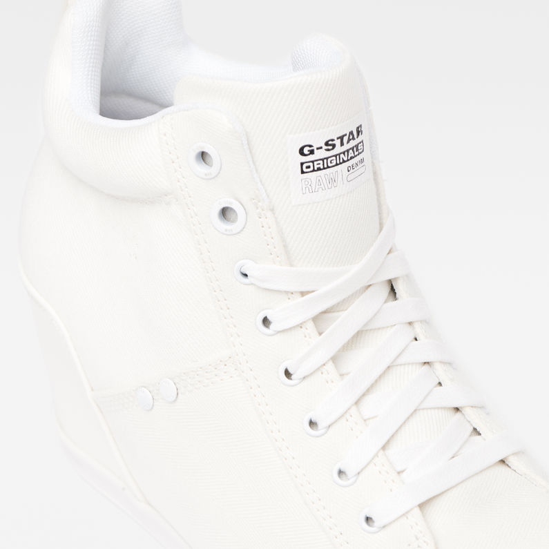 G-STAR® Labor Wedge Sneakers Wit detail shot