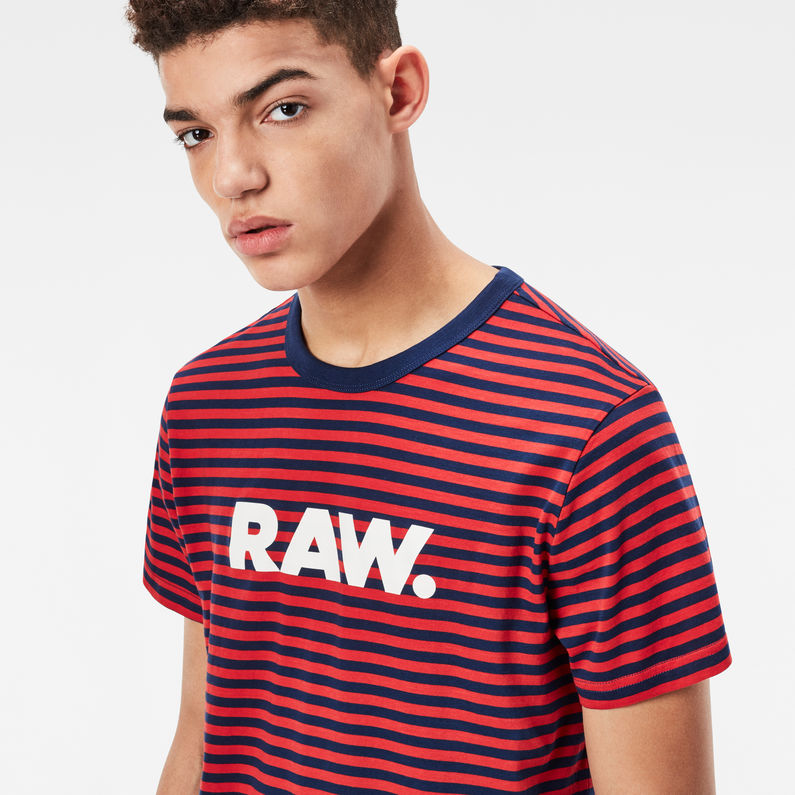 G-Star RAW® Daruvar T-Shirt Rot detail shot