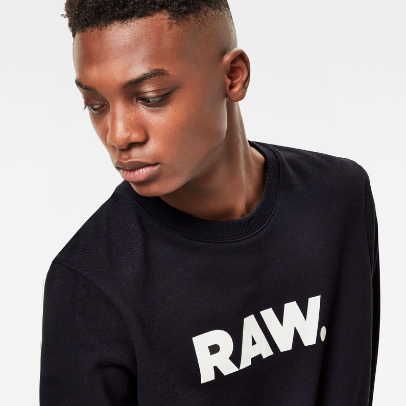 G-Star RAW® Hodin Sweater Noir detail shot