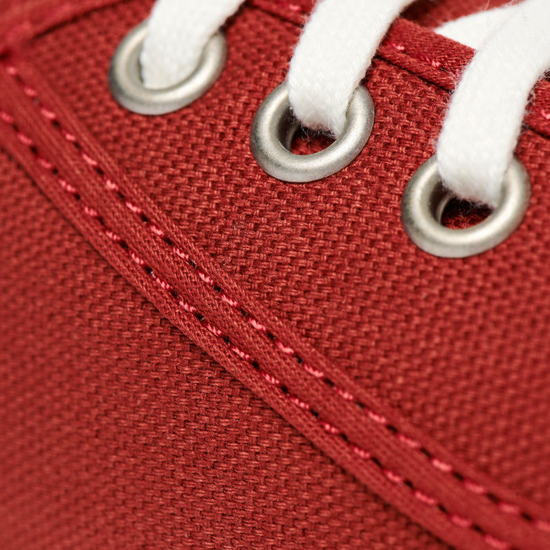 G-Star RAW® Rovulc Canvas Sneakers Red fabric shot