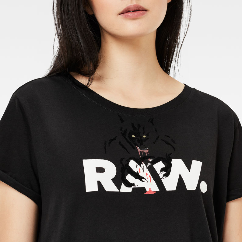 G-Star RAW® Sarmi Straight T-Shirt Negro