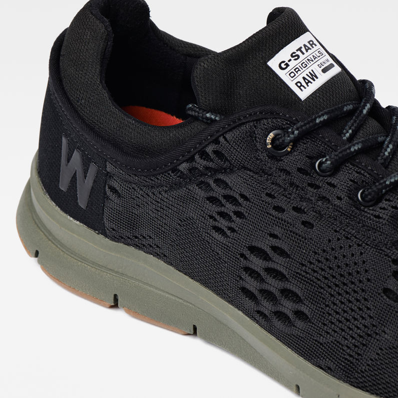 G-STAR® Grount Mesh Sneakers Noir detail shot