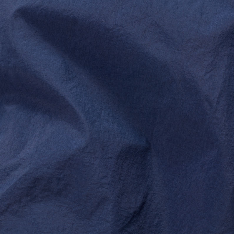 G-Star RAW® Ospak Hooded Straight Overshirt Azul oscuro fabric shot