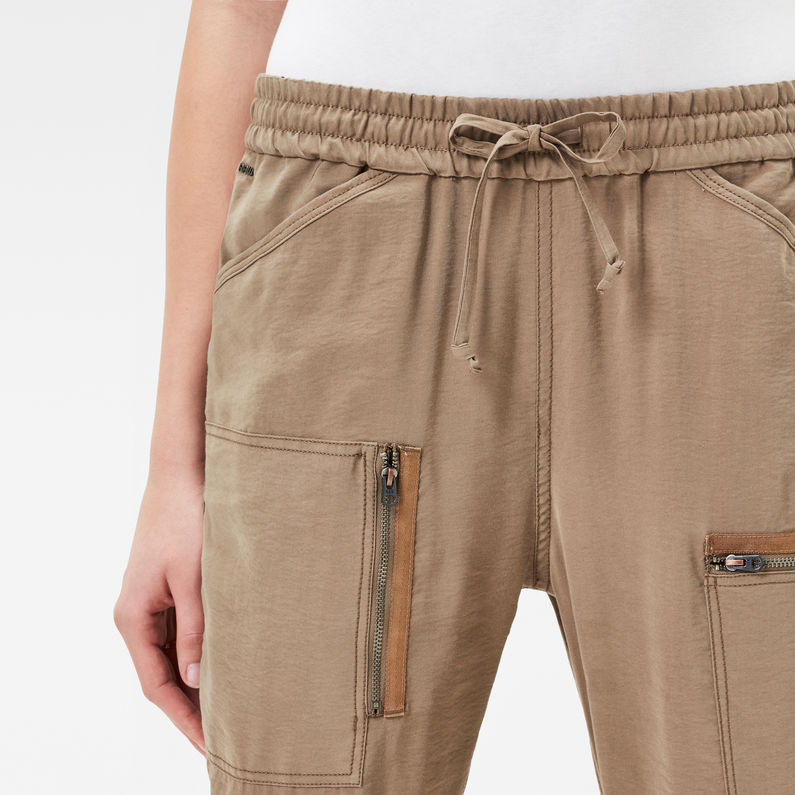 G-STAR® Powel Utility 3D Tapered Sport Cargo Pants Beige detail shot