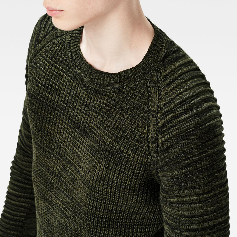 G-STAR® Suzaki Knit Green detail shot