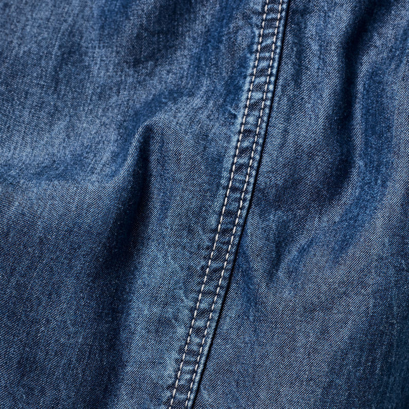 G-Star RAW® GS Maxi Dress Azul intermedio fabric shot