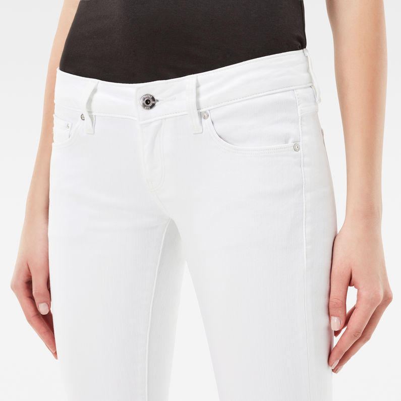 G-Star RAW® 3301 Low Skinny Ankle Jeans Blanco