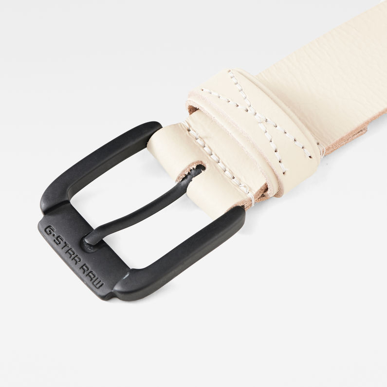 G-STAR® Azueli Belt Beige detail shot buckle