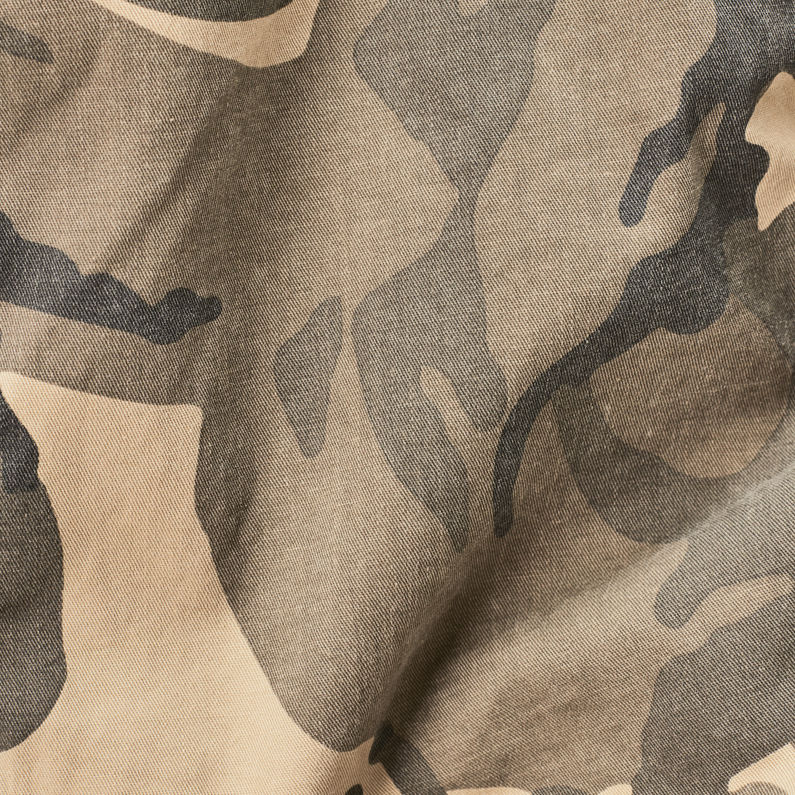 G-STAR® Batt Hooded Short Loose Parka Beige fabric shot