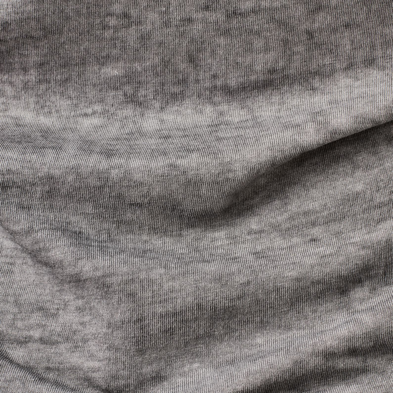 G-Star RAW® Hika Slim Granddad T-Shirt Grey fabric shot