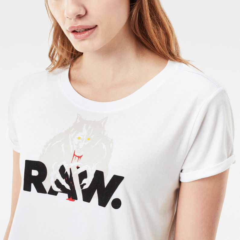 G-Star RAW® Sarmi Straight T-Shirt Blanc