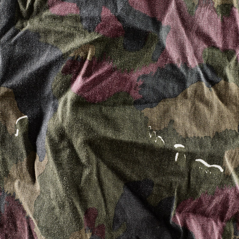 G-STAR® Rovic Deconstructed 3D Tapered Pants Green fabric shot