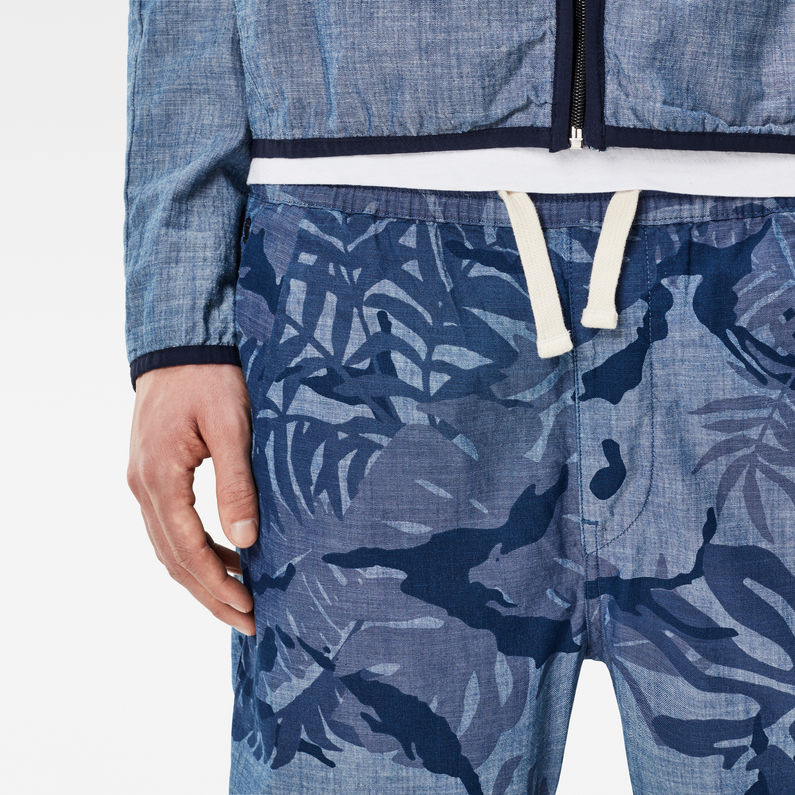 G-STAR® Bronson Tapered Sport Cuffed Pants Medium blue detail shot