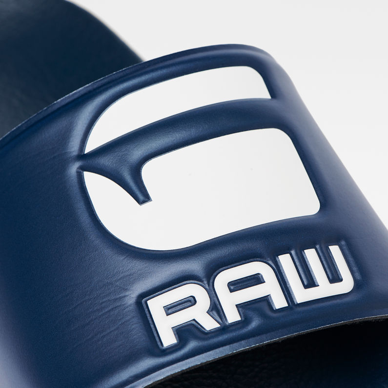 G-Star RAW® Cart Slide Azul oscuro detail