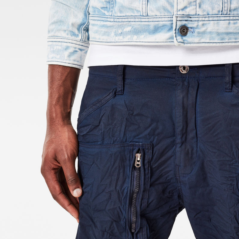 G-STAR® Powel Loose 1/2-Length Shorts Dark blue detail shot