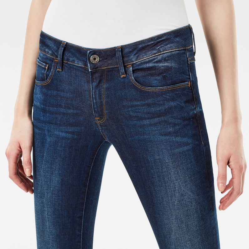 G-Star RAW® 3301 Deconstructed Mid Skinny Jeans Dark blue