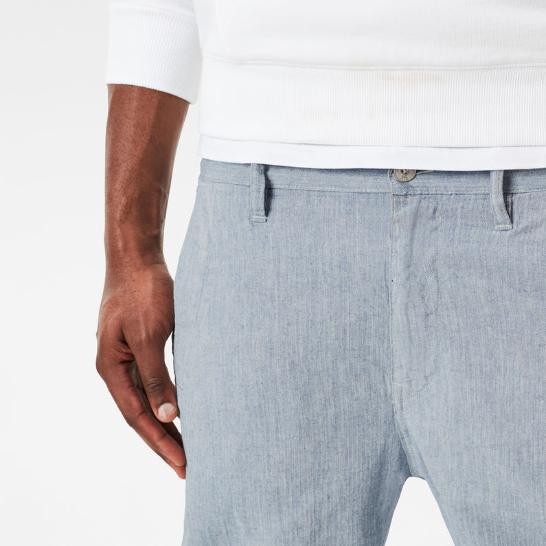 G-STAR® Bronson Tapered Chino Light blue detail shot