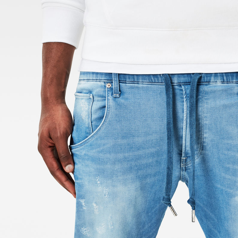 G-Star RAW® Arc 3D Sport Tapered Pants Medium blue detail shot