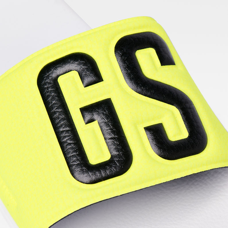 Cart GSRD Slide | Neon Yellow/White | G 