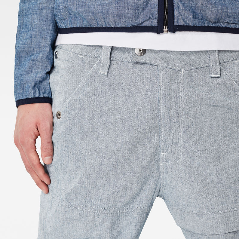 G-Star RAW® Rackam Tapered Cargo Pants Hellblau detail shot