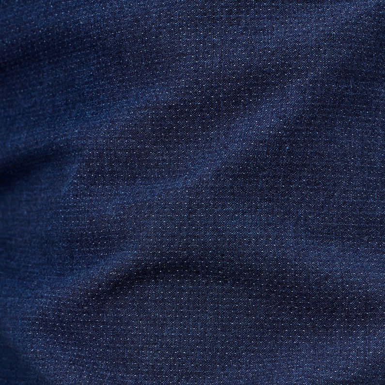 G-Star RAW® Bronson Tapered Cuffed Pants Bleu foncé fabric shot