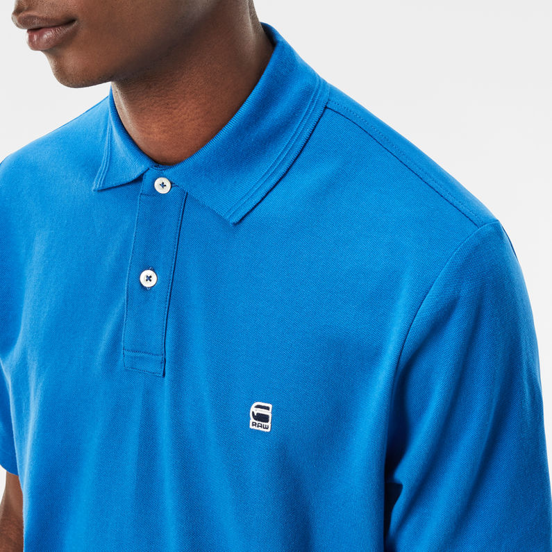 G-Star RAW® Dunda Polo T-Shirt Bleu moyen