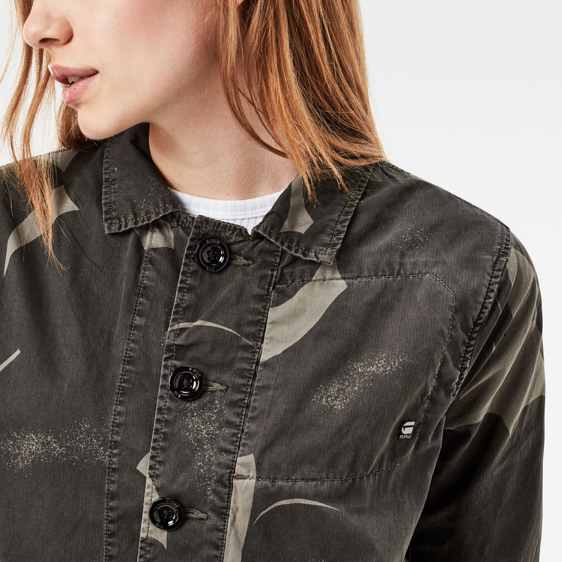 G-STAR® Bronson Utility Overcoat Vert detail shot