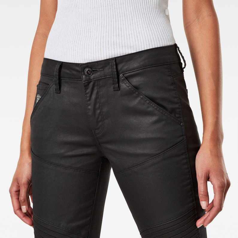 G-Star RAW® 5620 Custom Mid Skinny Jeans Black