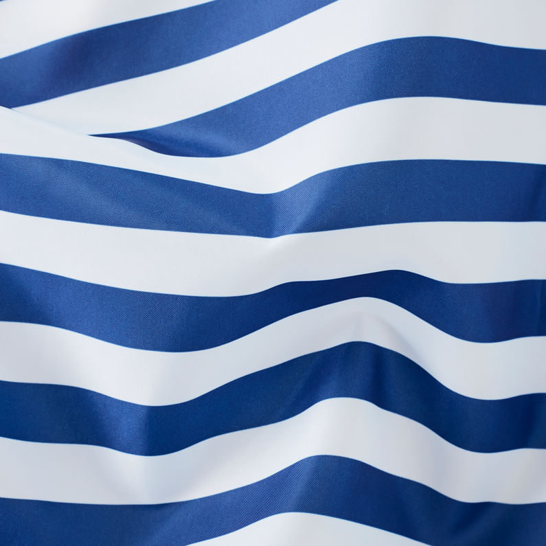 G-STAR® Strett Hooded Gym-Bag Jacket Mittelblau fabric shot