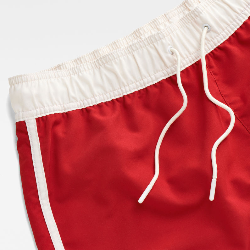 G-Star RAW® Dend Swim Shorts Red detail shot