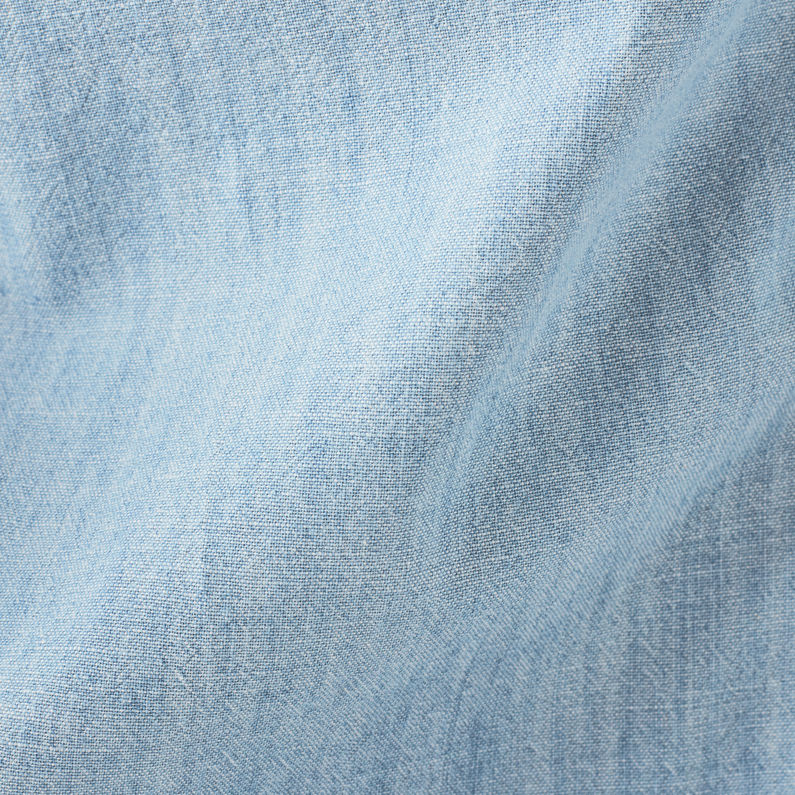 G-Star RAW® Tacoma Shirt Dress Medium blue fabric shot
