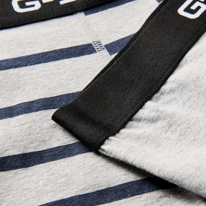 G-Star RAW® Tach Stripe 2-Pack Trunks Gris detail shot