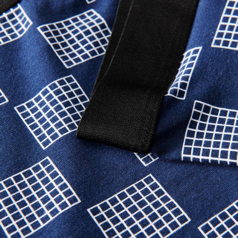 G-Star RAW® Tach Pattern Trunks Dark blue detail shot