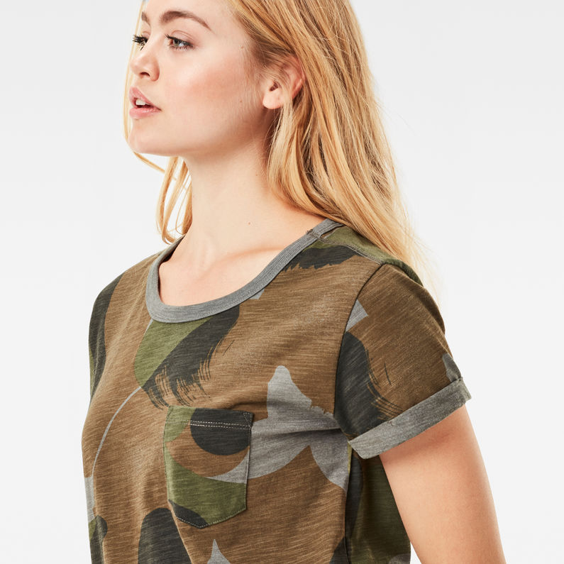 G-Star RAW® Roa MBC Pocket T-Shirt Grün detail shot