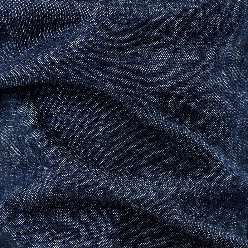 G-Star RAW® Bronson Loose 1/2 Length Shorts Bleu foncé fabric shot